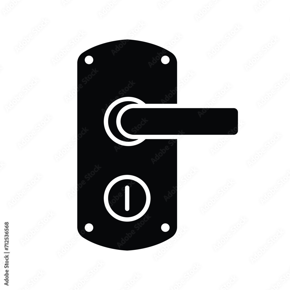 door handle icon vector design template simple and modern door handle icon vector design template simple and modern