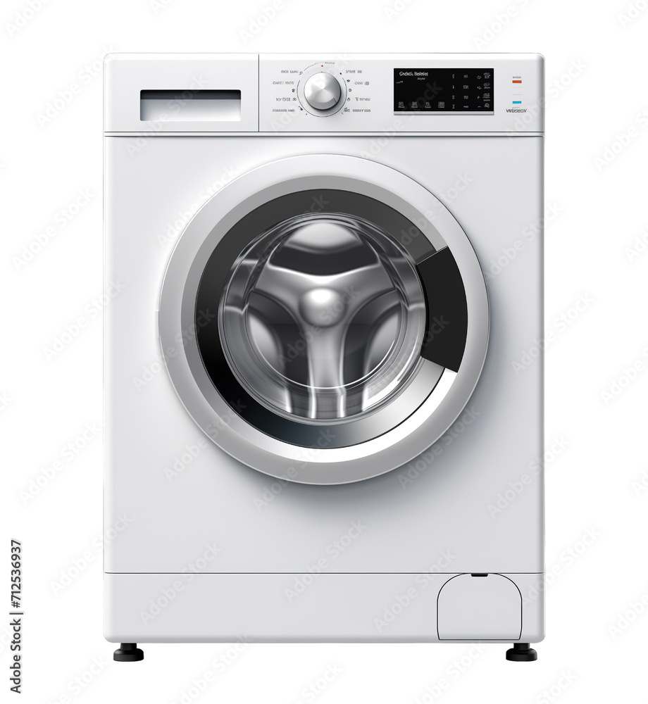 Washing machine isolated on transparent background. PNG file, cut out Washing machine isolated on transparent background. PNG file, cut out