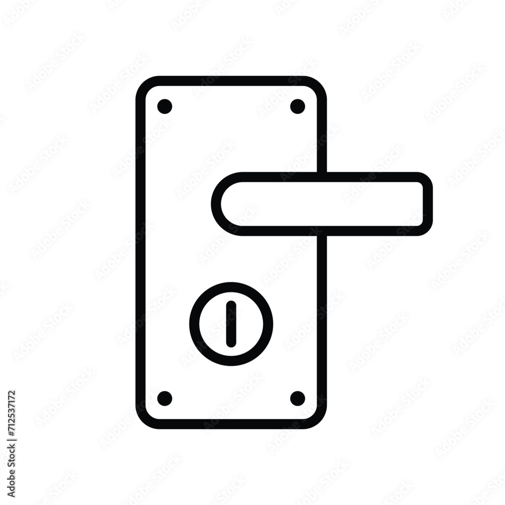 door handle icon vector design template simple and modern door handle icon vector design template simple and modern