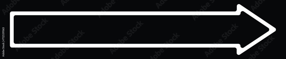 Long arrow vector icon. Black horizontal double arrow. Vector design. 22.11. Long arrow vector icon. Black horizontal double arrow. Vector design. 22.11.