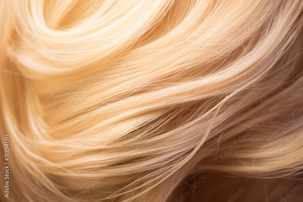 straight blond hairs close up straight blond hairs close up