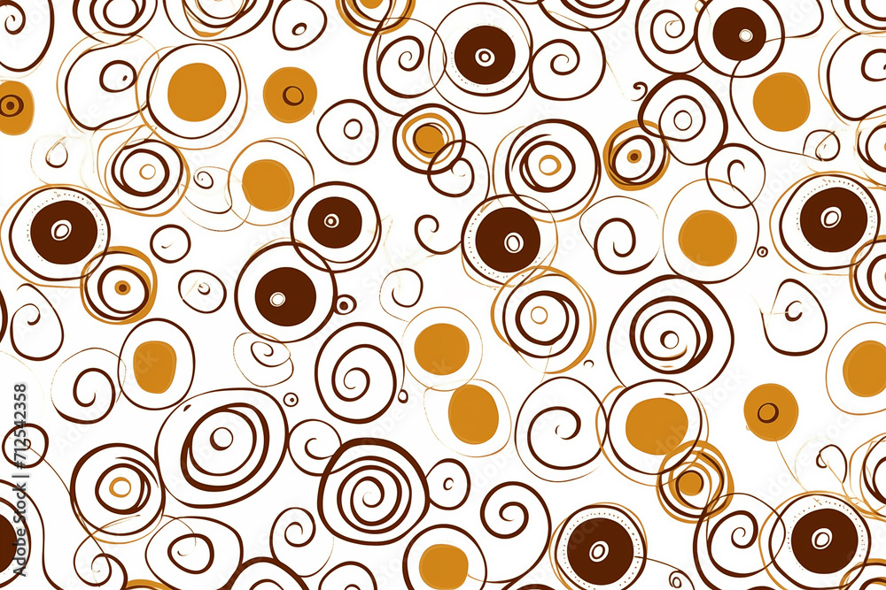 abstract pattern with spiral circles on white background, vintage wallpaper abstract pattern with spiral circles on white background, vintage wallpaper