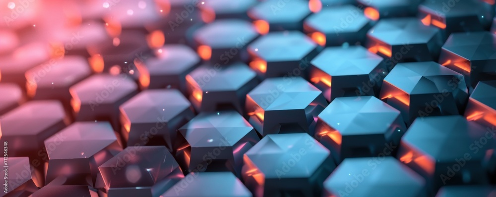 Abstract background with hexagons. Abstract background with hexagons.