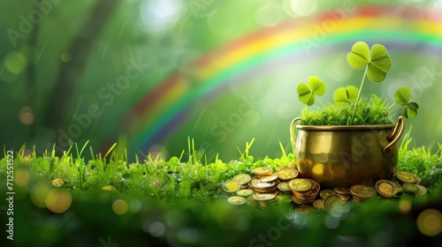 A pot of gold at the end of the rainbow it's raining against