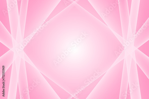 Pink Lines Pattern Abstract Background. Modern Banner. Valentine's Day Wallpaper. Frame. Vector Illustration