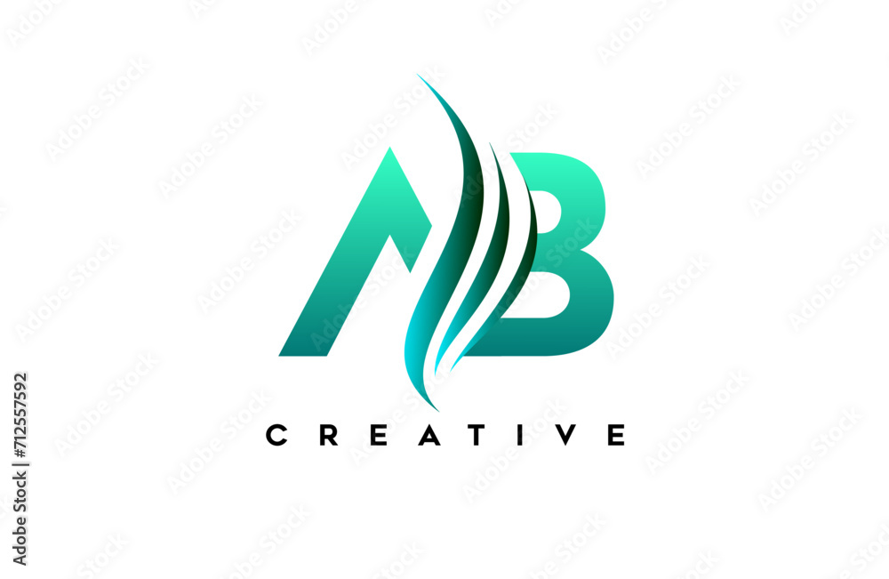 Obraz premium AB ab alphabet letter logo design idea concept for business or personal brand identity icon Vector