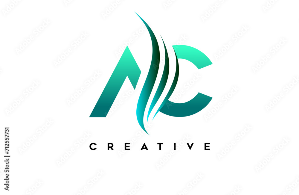 AC ac alphabet letter logo design idea concept for business or personal brand identity icon Vector AC ac alphabet letter logo design idea concept for business or personal brand identity icon Vector