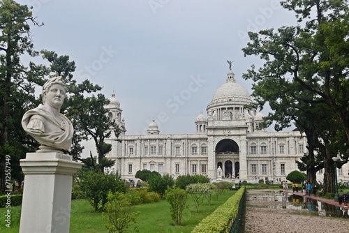 Exterior Part of Victoria memorial ,Indo-Saracenic architecture ,Kolkata India