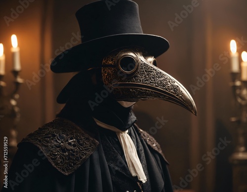 Plague doctor, high-quality wallpaper