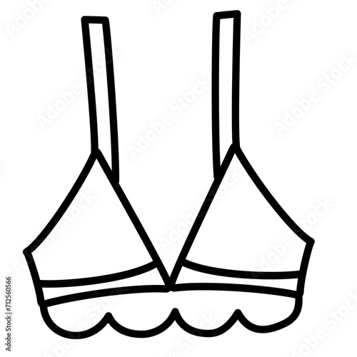 women's bra icon