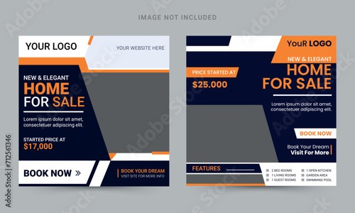Real estate social media or Instagram post template