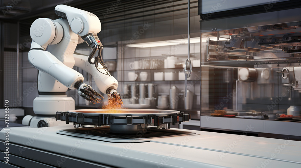 robotic arm with fire in the food processing plant.
generativa IA robotic arm with fire in the food processing plant.
generativa IA