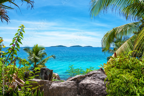 Island Petite Souer, Island Grand Soeur, Coco Island, Republic of Seychelles, Africa. #712567136