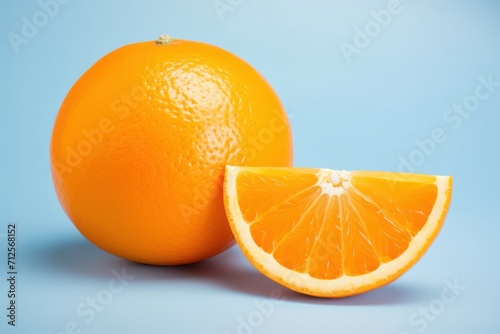 Fresh and juicy orange fruit