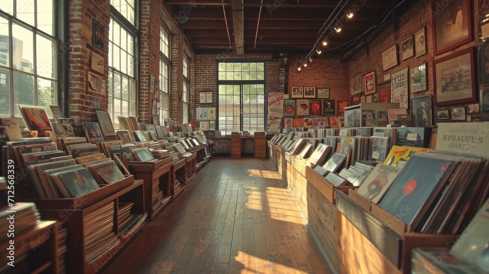 magasin de disques vinyles dans les années 80 vintage magasin de disques vinyles dans les années 80 vintage