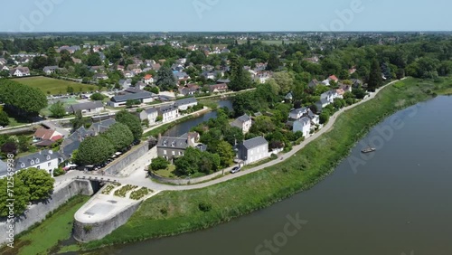 Drone View - Combleux - Loire Valley - France