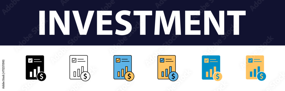 Investment color fill icon set. Investment, Profit, Asset, Investor, Portfolio, Dividend, Capital, Risk, Inflation icons vector, icon, analysis, asset, bond, economy, education, icon, analysis, asset, Investment color fill icon set. Investment, Profit, Asset, Investor, Portfolio, Dividend, Capital, Risk, Inflation icons vector, icon, analysis, asset, bond, economy, education, icon, analysis, asset,