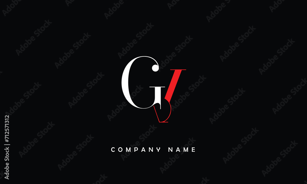 VG, GV, V, G Abstract Letters Logo Monogram