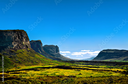 Tres Irmaos, Mounts Three Brothers, Chapada Diamantina, Bahia, Brazil, South America. photo