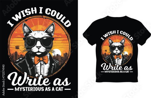 Vector i do what i want funny cat tshirt design for pet lovers