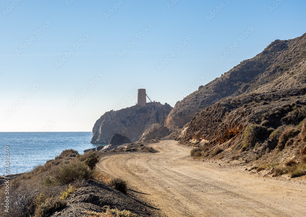 Pirulico tower in Cabo de Gata, Spain