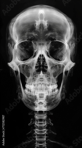 x-ray of human skull