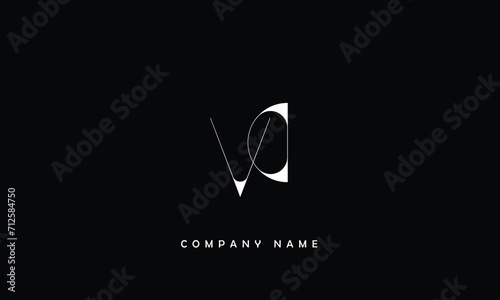 VD, DV, V, D Abstract Letters Logo Monogram photo