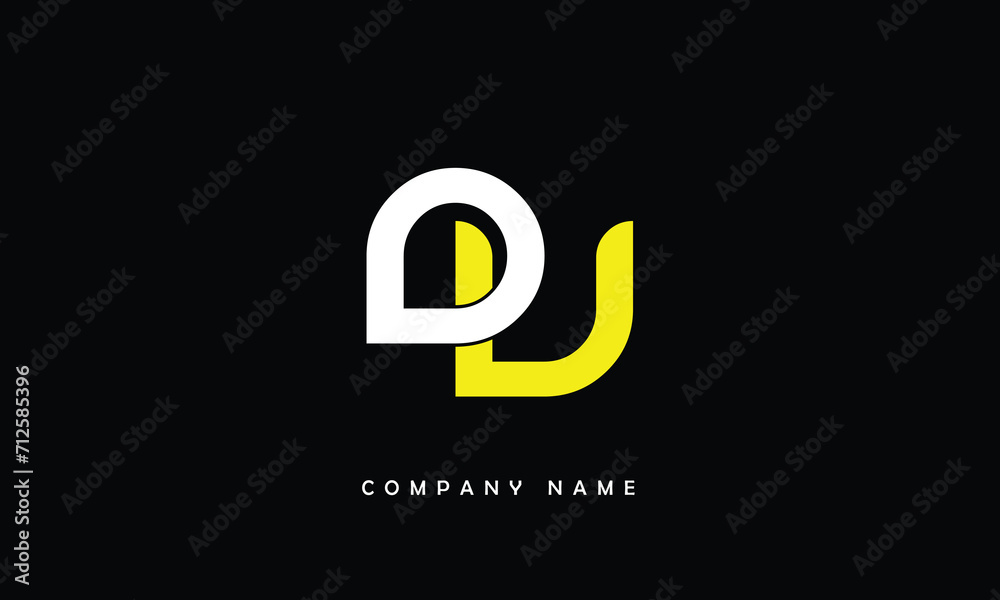 VD, DV, V, D Abstract Letters Logo Monogram VD, DV, V, D Abstract Letters Logo Monogram