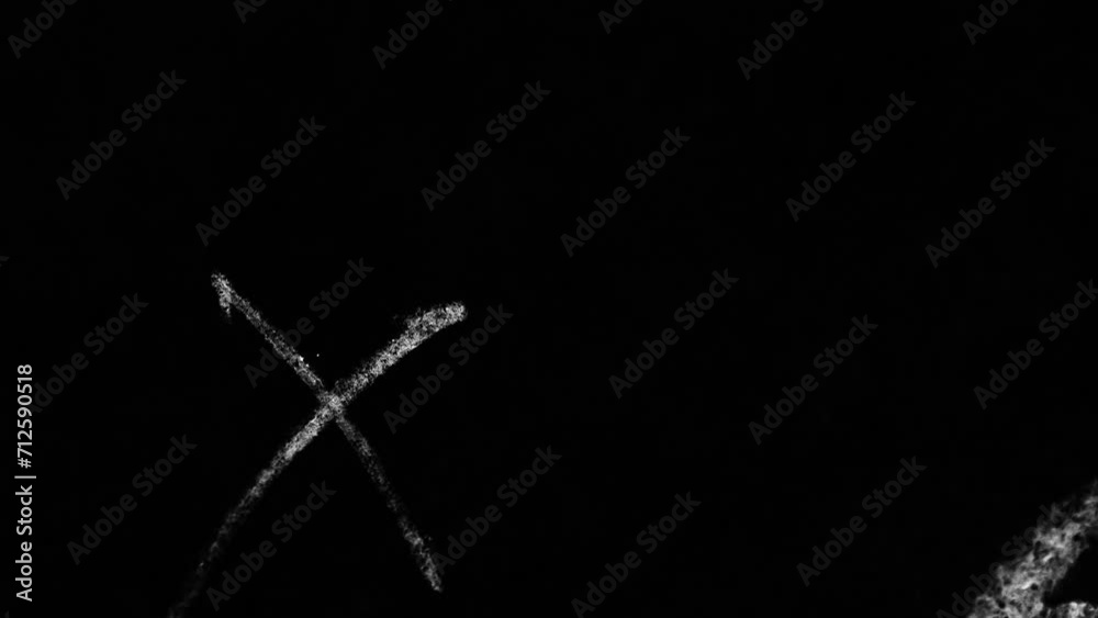 Dust and scratches old damaged surface. Grunge doodle texture. Retro vintage inverted effect on white background. High quality 4k footage