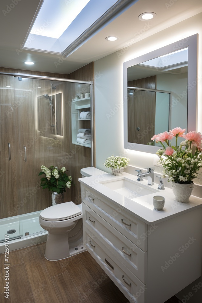 Small bathroom design with shower and vanity Small bathroom design with shower and vanity
