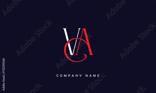 VA, AV, V, A Abstract Letters Logo Monogram photo