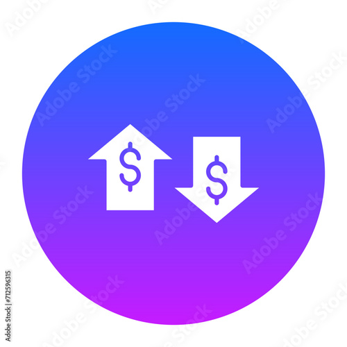 Increase and Decrease in Rate Icon of Business & Economy iconset.
