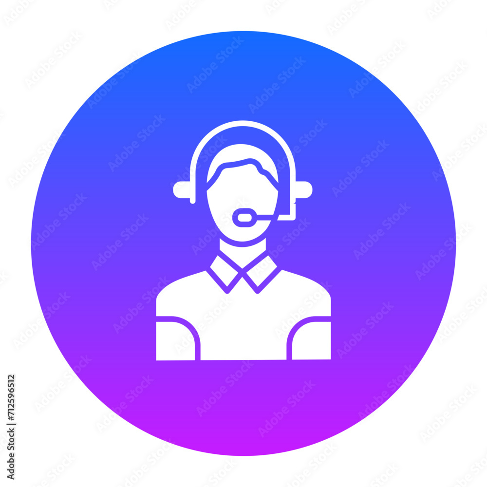 Support Agent Icon of Business & Economy iconset. Support Agent Icon of Business & Economy iconset.