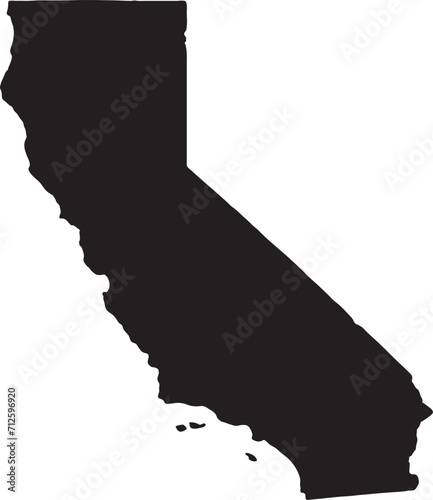 Silhouette of California
