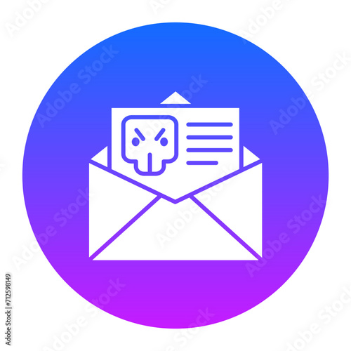 Virus Email Icon of Security iconset.