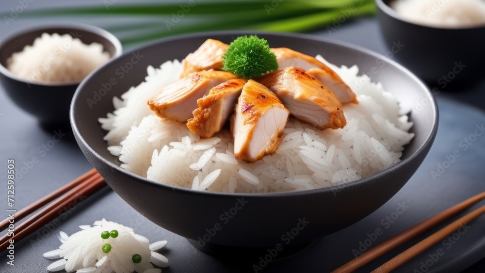 rice with chicken ai generated rice with chicken ai generated
