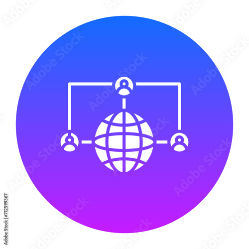 Global Communication Icon of Seo and Web iconset.