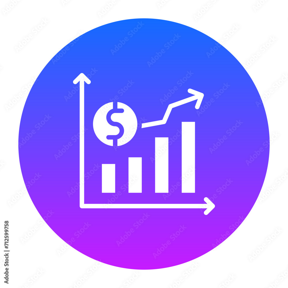 Money Growth Icon of Online Marketing iconset.