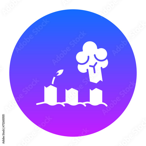 Deforestation Icon of Pollution iconset.