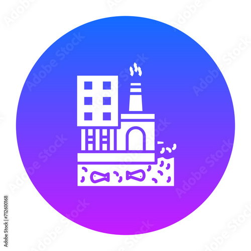 Factory Waste Icon of Pollution iconset.