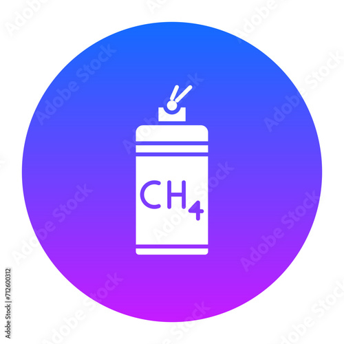 Methane Icon of Pollution iconset.