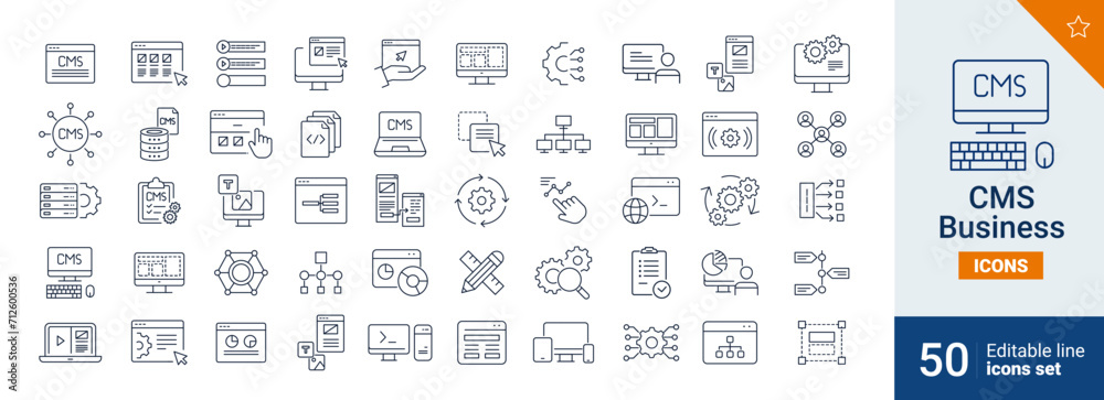 CMS icons Pixel perfect. Interface, setup, web, .... CMS icons Pixel perfect. Interface, setup, web, ....