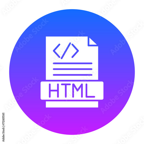 Html File Icon of Computer Programming iconset.