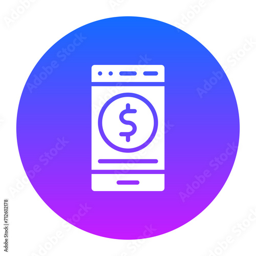 Send Money Mobile Icon of Work from Home iconset.