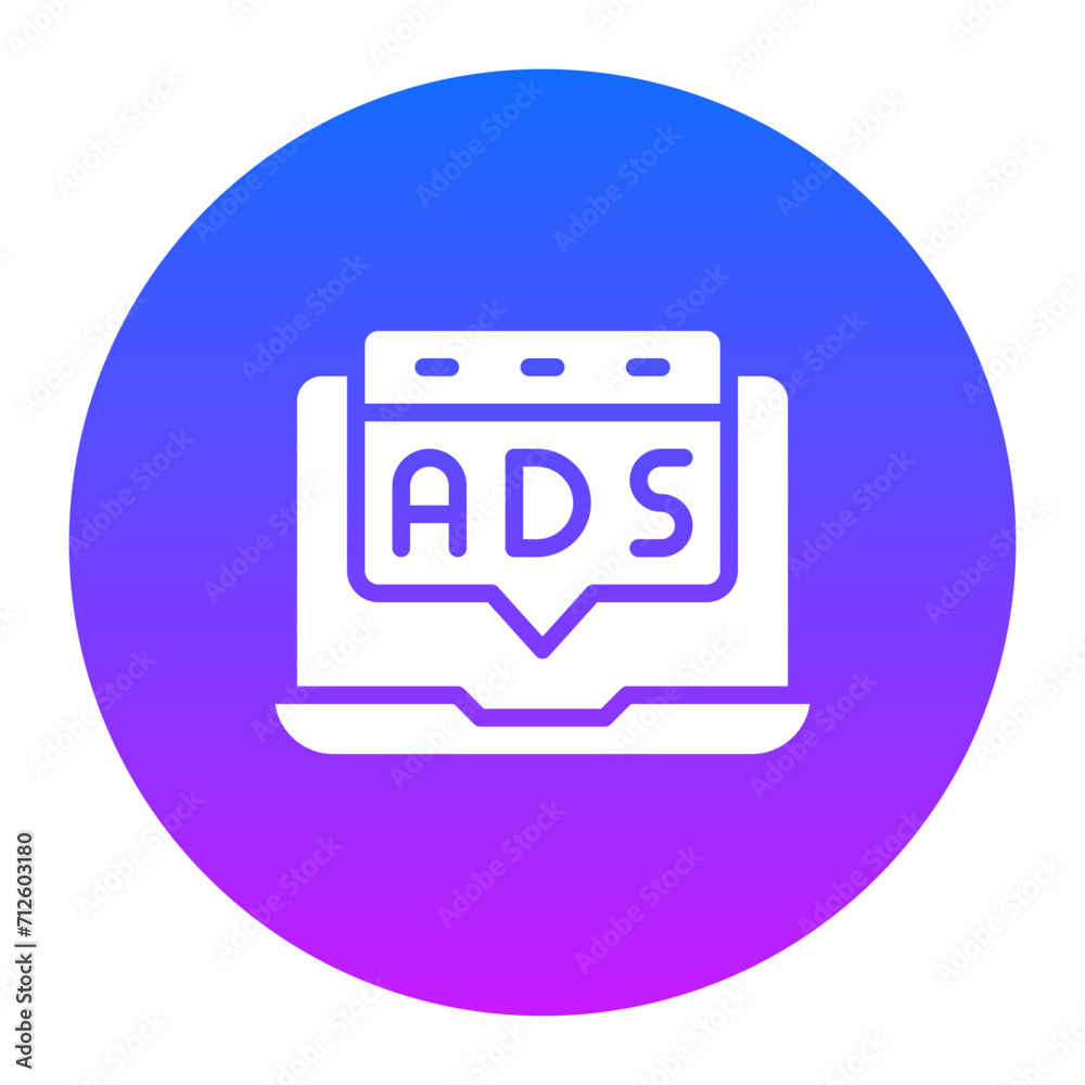 Fototapeta Sms Marketing Icon of Marketing iconset.
