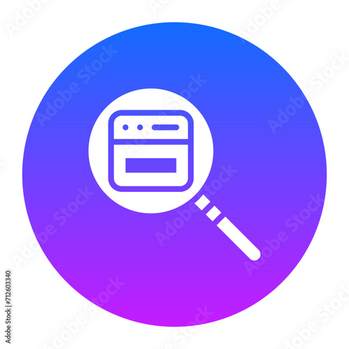 Website Search Icon of Marketing iconset.