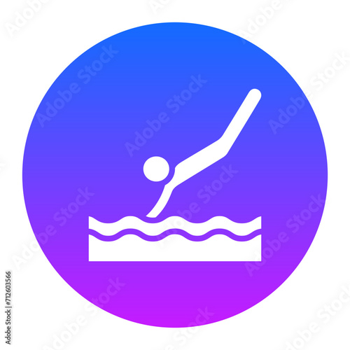 Diving Icon of Olympics iconset.