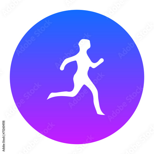 Jogging Icon of Workout App iconset.