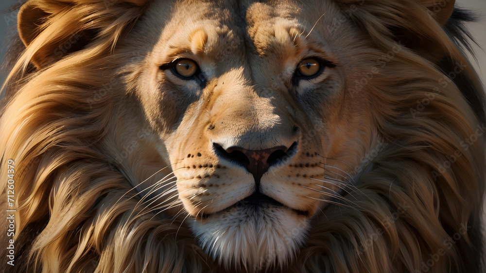 Fototapeta premium portrait of a lion