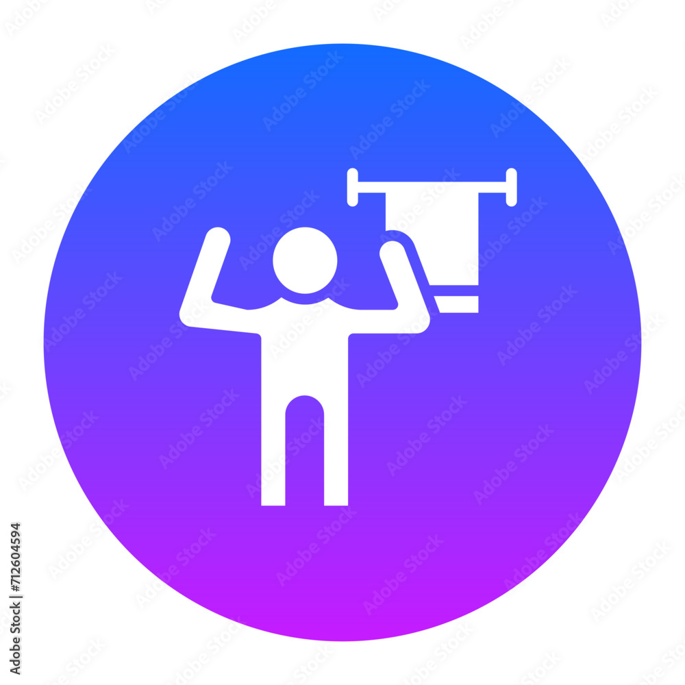 Man hanging Towel Icon of Housekeeping iconset. Man hanging Towel Icon of Housekeeping iconset.
